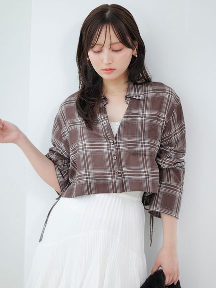 クロップドシャツ