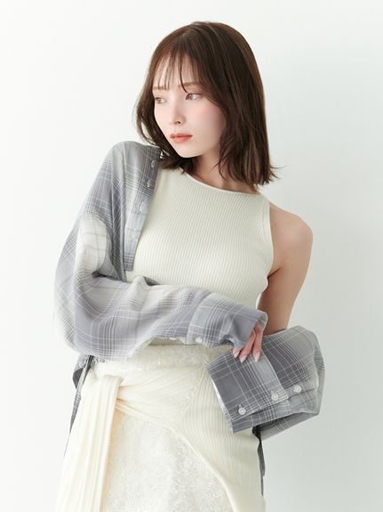 クロップドシャツ
