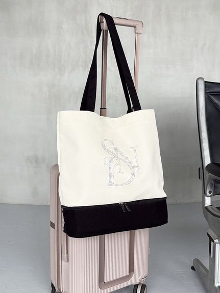 【WEB限定】ビジューロゴトートバッグ/保冷機能付き