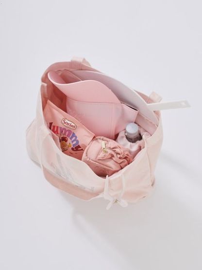 【WEB限定】ビジューロゴトートバッグ/保冷機能付き