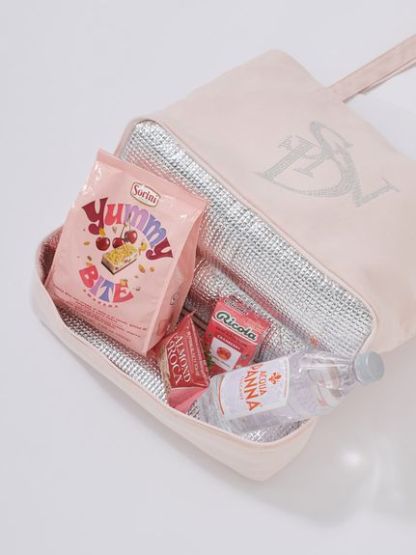 【WEB限定】ビジューロゴトートバッグ/保冷機能付き