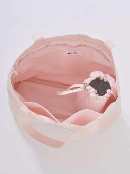 【WEB限定】ビジューロゴトートバッグ/保冷機能付き