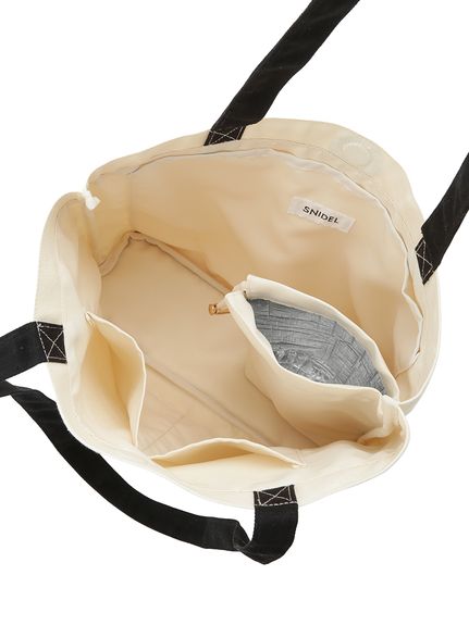 【WEB限定】ビジューロゴトートバッグ/保冷機能付き