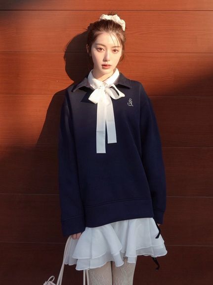 【USAGI ONLINE/ZOZOTOWN限定】スキッパーミニワンピース