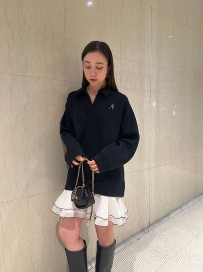 【USAGI ONLINE/ZOZOTOWN限定】スキッパーミニワンピース