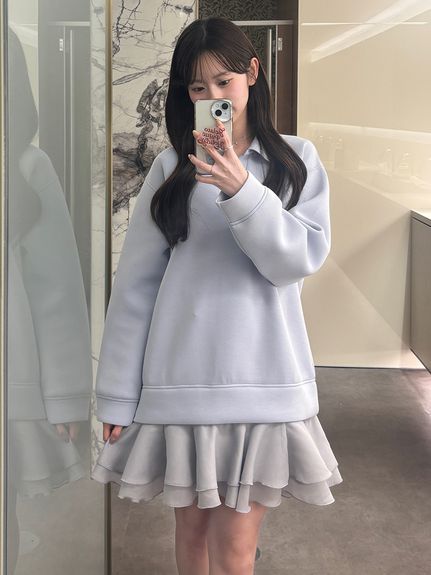 【USAGI ONLINE/ZOZOTOWN限定】スキッパーミニワンピース