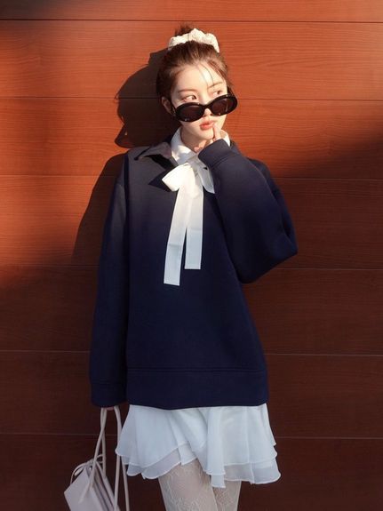 【USAGI ONLINE/ZOZOTOWN限定】スキッパーミニワンピース