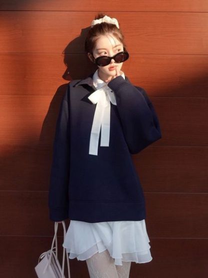 【USAGI ONLINE/ZOZOTOWN限定】スキッパーミニワンピース