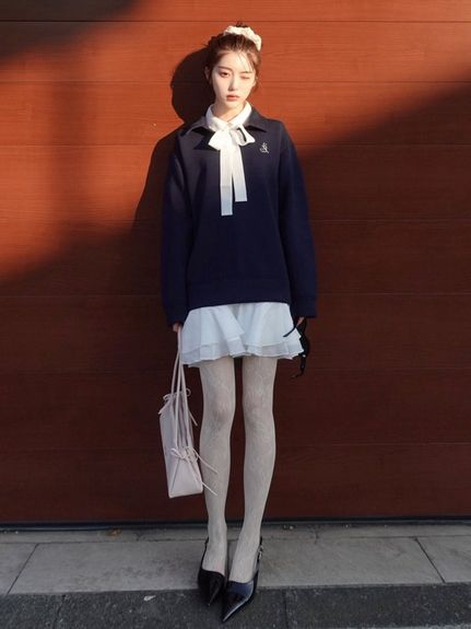 【USAGI ONLINE/ZOZOTOWN限定】スキッパーミニワンピース