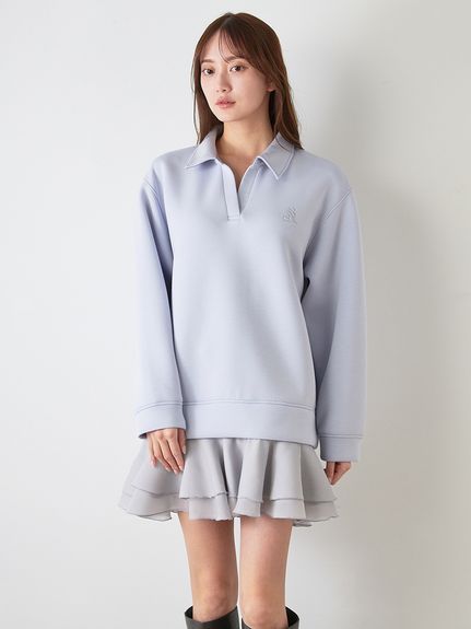 【USAGI ONLINE/ZOZOTOWN限定】スキッパーミニワンピース