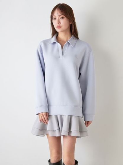 【USAGI ONLINE/ZOZOTOWN限定】スキッパーミニワンピース