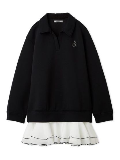 【USAGI ONLINE/ZOZOTOWN限定】スキッパーミニワンピース