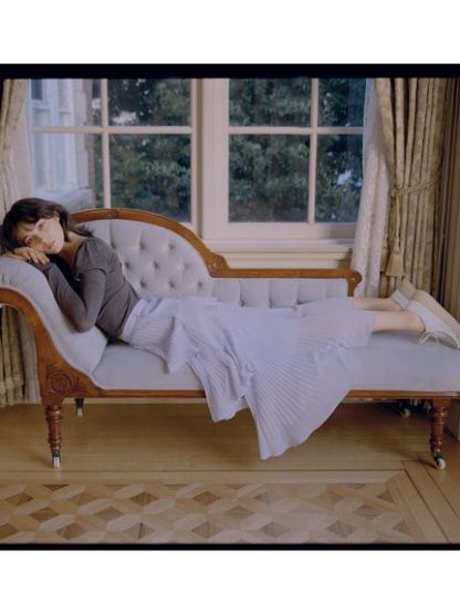 Sustainableプリーツティアードスカート