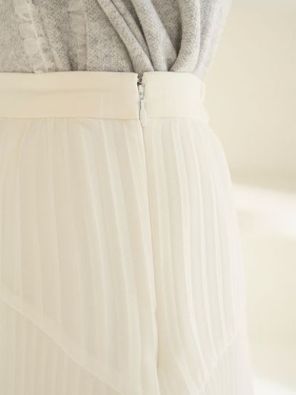 Sustainableプリーツティアードスカート