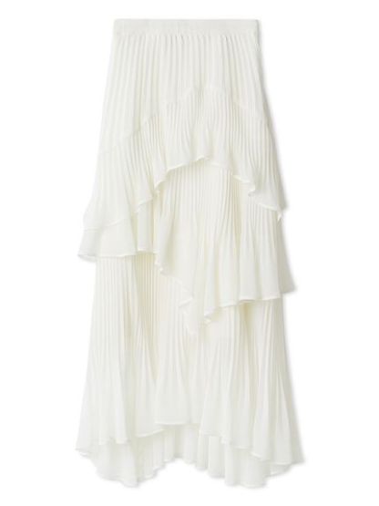 Sustainableプリーツティアードスカート
