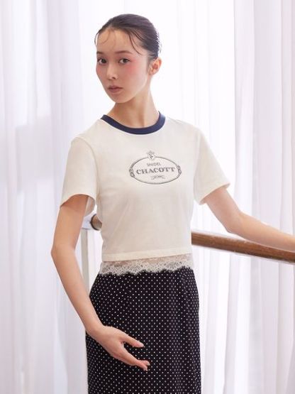 【Chacott】コラボレーストリムTシャツ