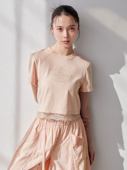 【Chacott】コラボレーストリムTシャツ