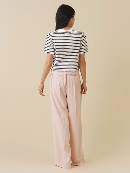 【Chacott】コラボレーストリムTシャツ