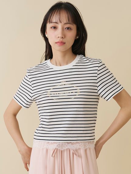 【Chacott】コラボレーストリムTシャツ