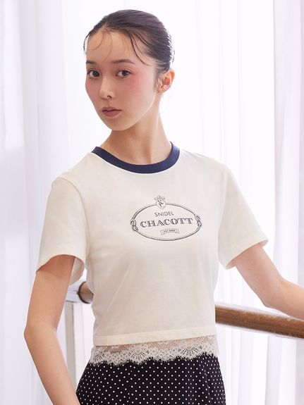 【Chacott】コラボレーストリムTシャツ