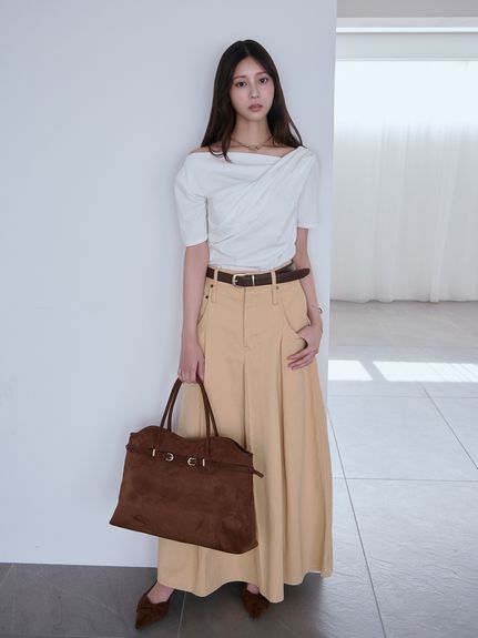 【WEB限定カラーあり】ソフトベルトトートバッグ
