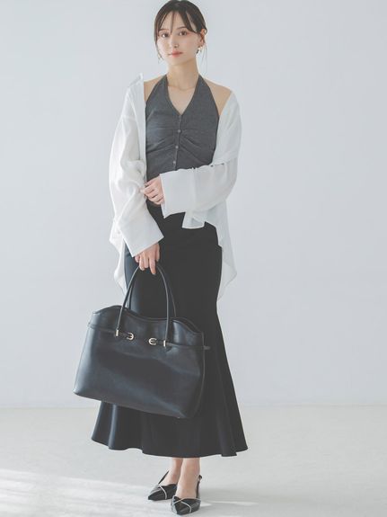 【WEB限定カラーあり】ソフトベルトトートバッグ