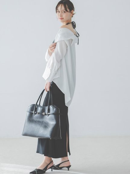 【WEB限定カラーあり】ソフトベルトトートバッグ
