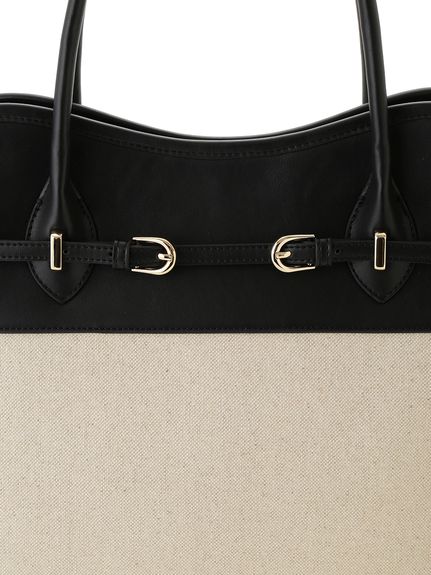 【WEB限定カラーあり】ソフトベルトトートバッグ