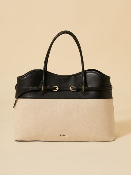 【WEB限定カラーあり】ソフトベルトトートバッグ