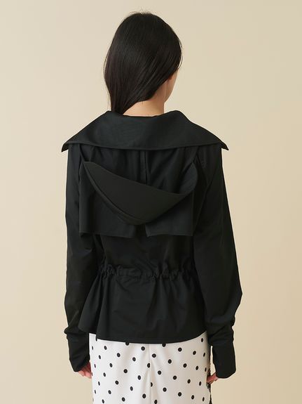 【WEB限定/LUMISHADE】サンバイザー付きUVカットパーカー