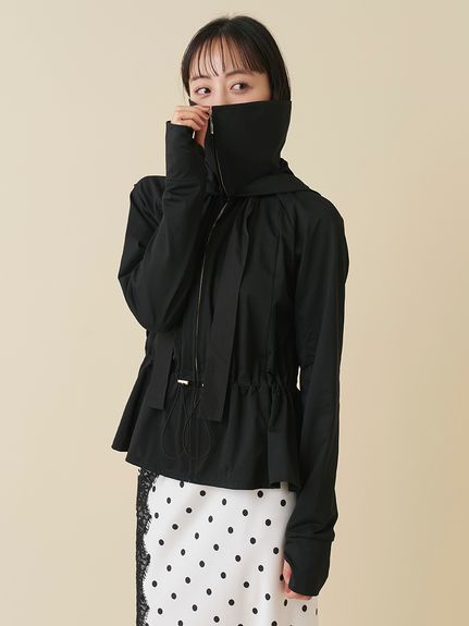 【WEB限定/LUMISHADE】サンバイザー付きUVカットパーカー