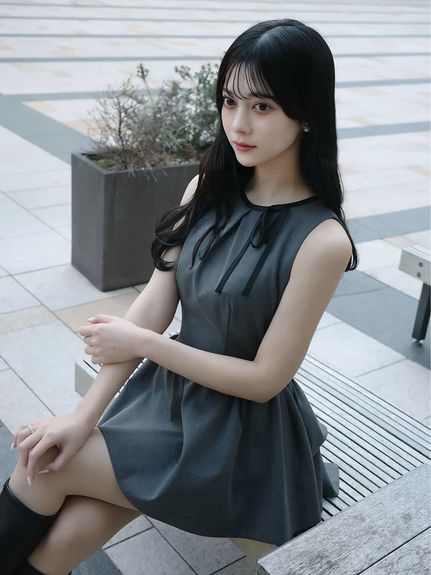 【USAGI ONLINE限定】リボンネックロンパース