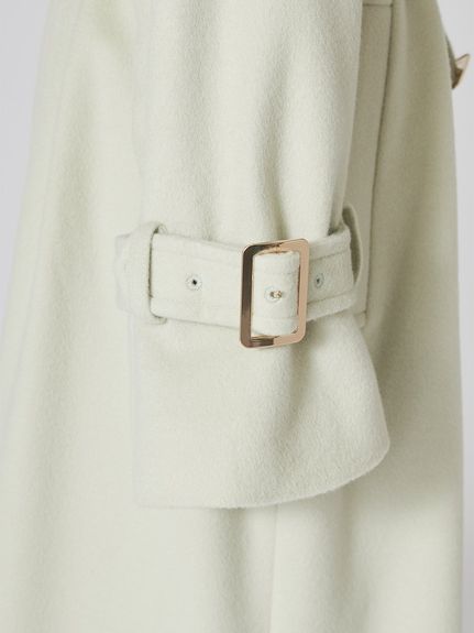 【HIGH QUALITY】ウールカシミアトレンチコート