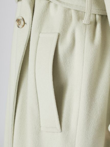 【HIGH QUALITY】ウールカシミアトレンチコート