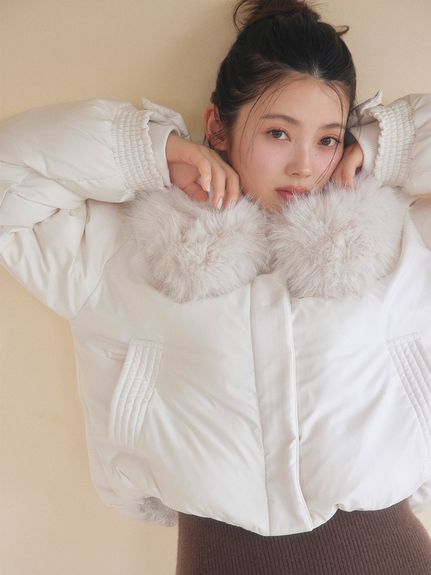 【11月上旬再販予定】Sustainableシームレスショートフレンチダウン