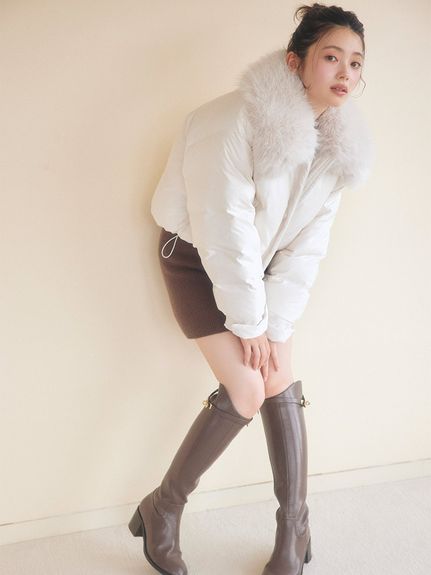 【11月上旬再販予定】Sustainableシームレスショートフレンチダウン