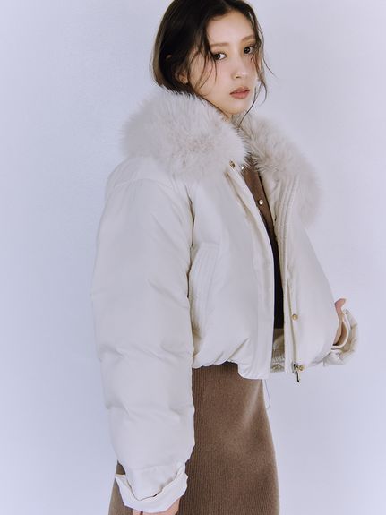 【11月上旬再販予定】Sustainableシームレスショートフレンチダウン
