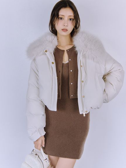 【11月上旬再販予定】Sustainableシームレスショートフレンチダウン