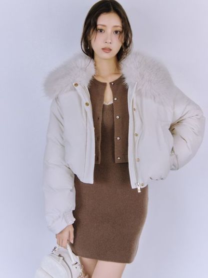 【11月上旬再販予定】Sustainableシームレスショートフレンチダウン