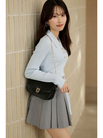 ランダムプリーツミニスカショーパン