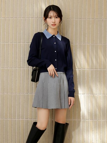 ランダムプリーツミニスカショーパン