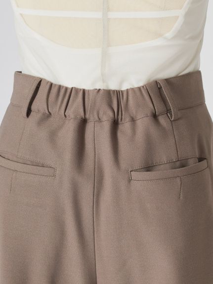 【WARM】シンプルタックパンツ