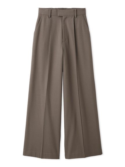 【WARM】シンプルタックパンツ