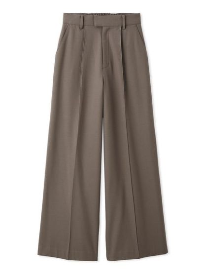 【WARM】シンプルタックパンツ