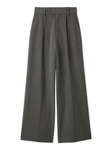 【WARM】シンプルタックパンツ