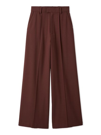 【WARM】シンプルタックパンツ