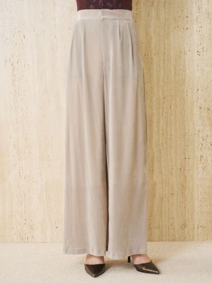 フロッキーベロアパンツ