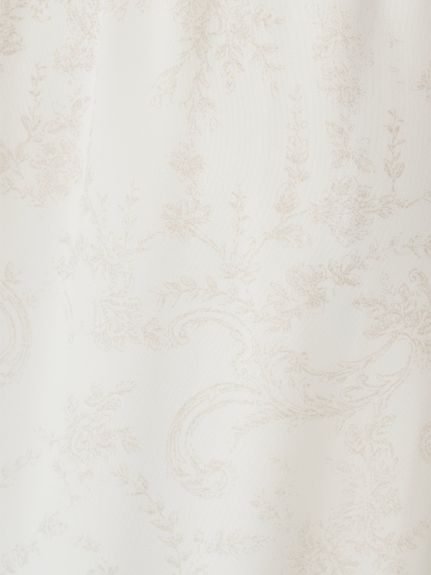 Sustainableバリエプリントロングスリーブワンピース