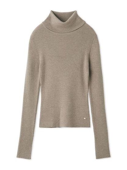 【WARM】シンプルハイネックニットプルオーバー