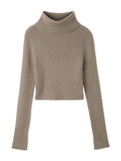 【WARM】シンプルハイネックニットプルオーバー
